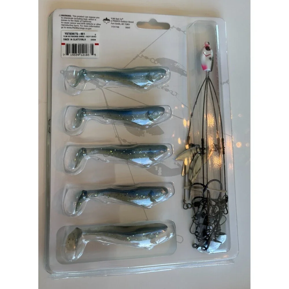 YUM Scottsboro Kit YUMbrella Flash Mob Jr. 3 inch Swimbait Kit 801 NIP NEW